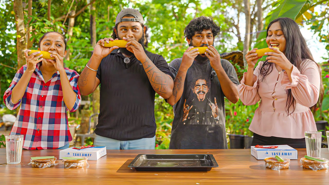 Food Challenge | Kottu | Corn | Curd - Dukka Productions