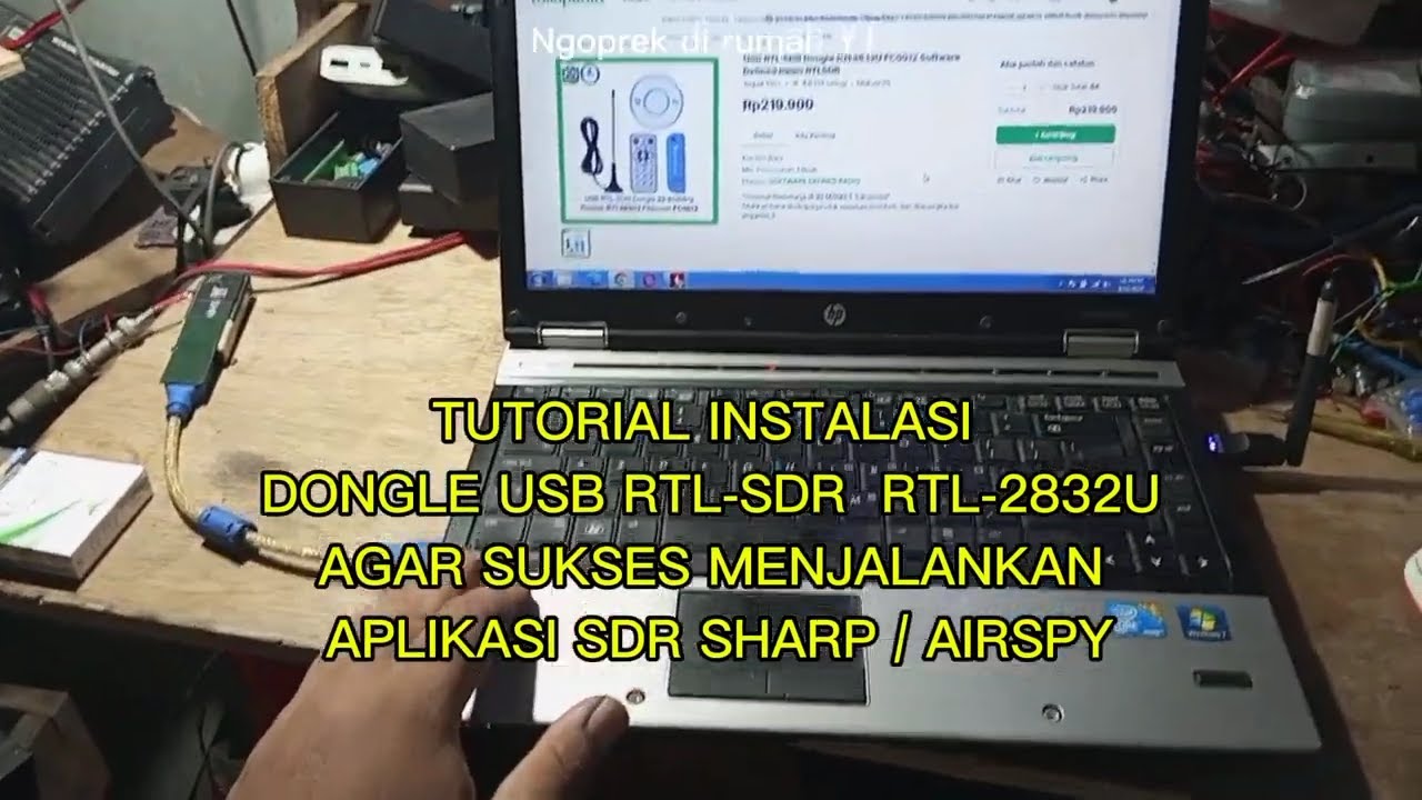 Tutorial Instalasi dongle USB RTL SDR agar sukses menjalankan aplikasi SDR Sharp / AirSpy