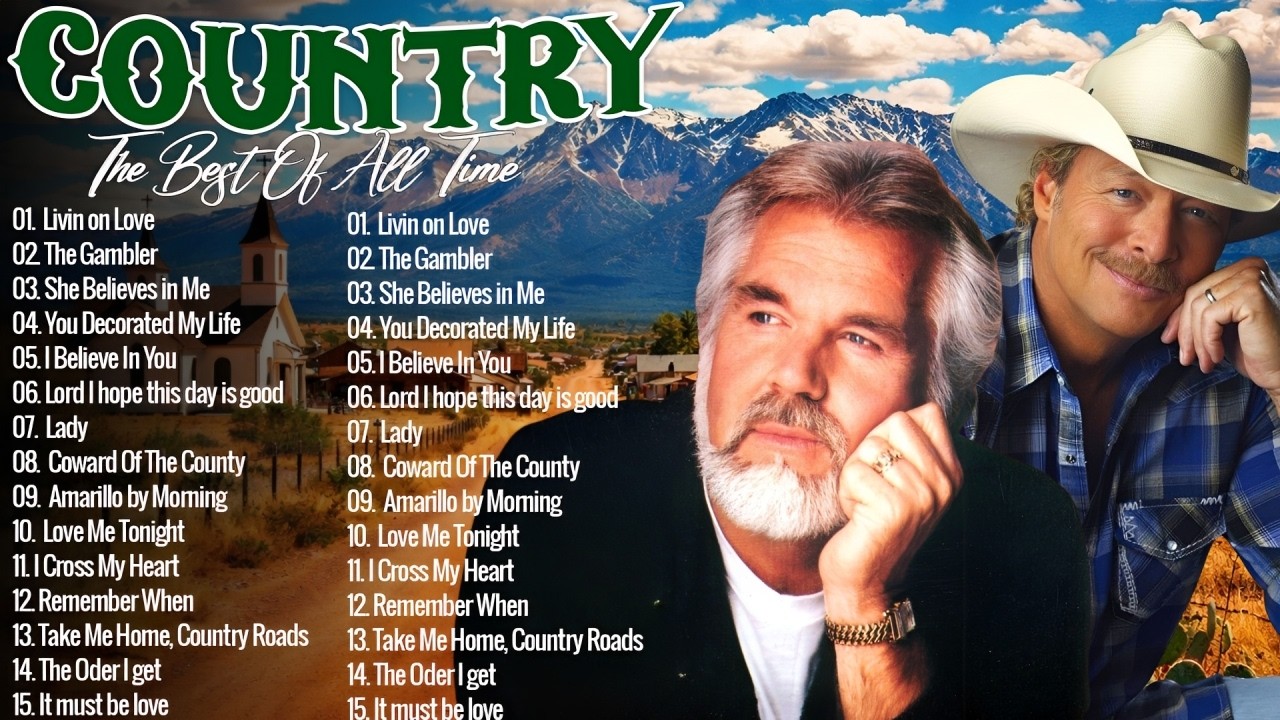 Old Greatest Country Songs of 60s70s80s || Country Music Of Alan Jackson, Kenny Rogers, Anne Murray