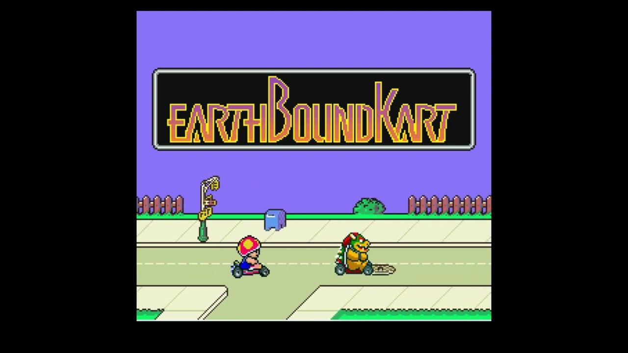 Super Mario Kart - Earthbound Kart Beta Romhack