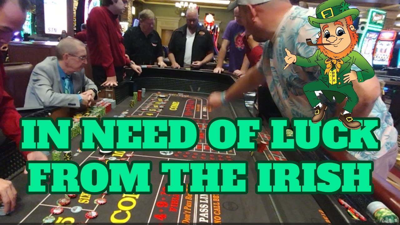 Reserved Craps Table Needing Luck of the Irish at Green Valley Ranch