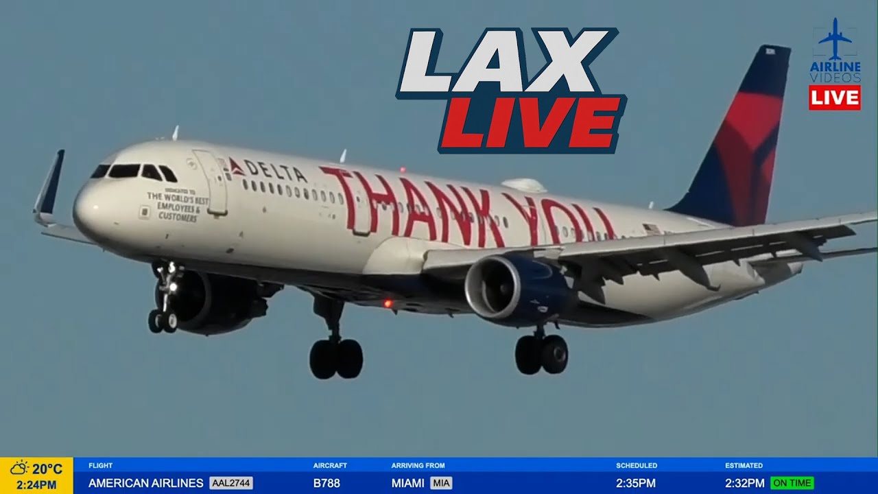🔴LIVE LOS ANGELES (LAX) AIRPORT ACTION! (December 28th, 2025)