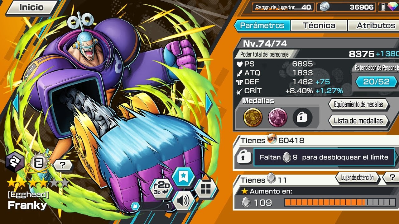 Franky egghead gameplay one piece bounty rush