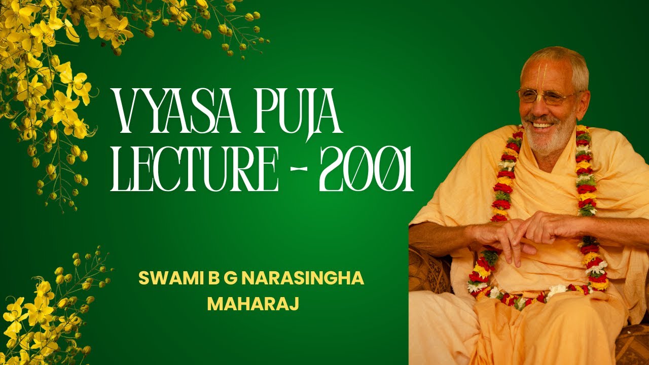 Vyasa Puja Lecture-2001