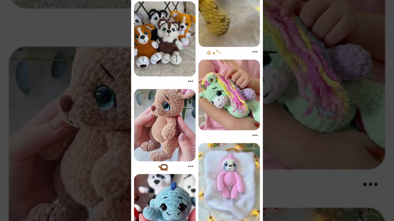 Crochet animals patterns | crochet toys | Amigurumi patterns | Плюшевые игрушки крючком