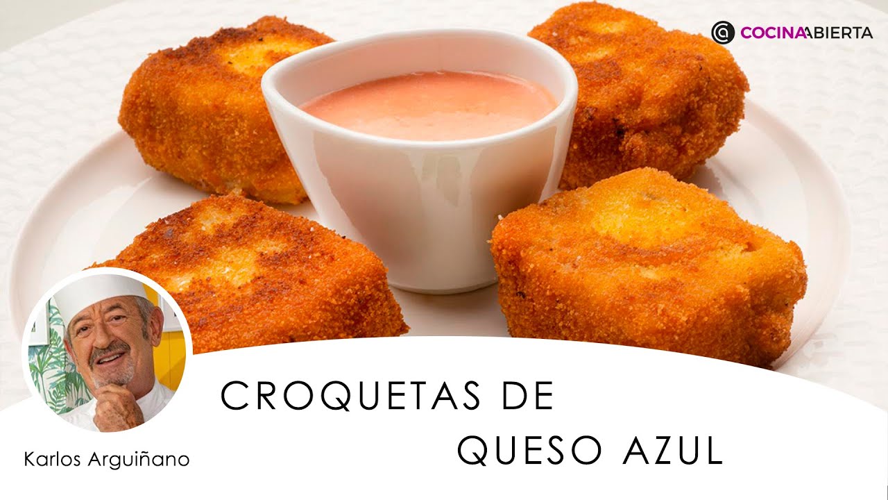 CROQUETAS de queso azul 🍴 ¡Las más CREMOSAS! 🤤 Cocina abierta de Karlos Arguiñano