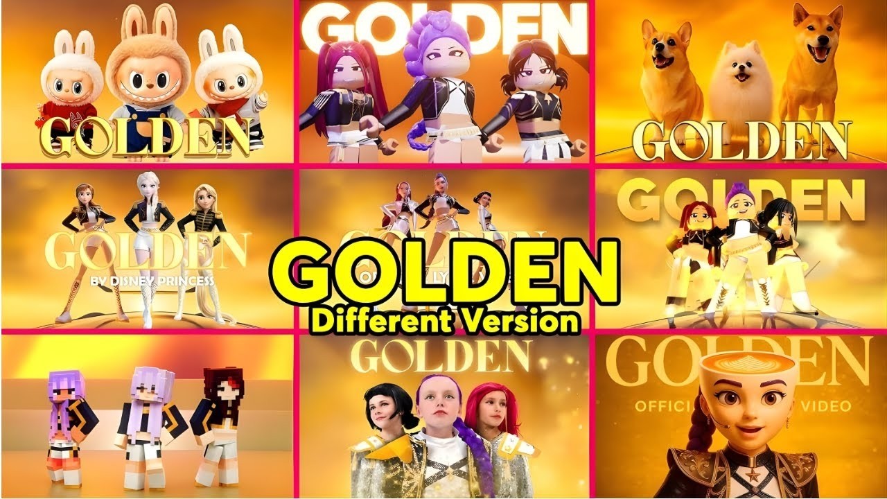 Угадайте песню “GOLDEN” группы Huntr/x | Разные версии | KPOP Охотники на демонов🔥