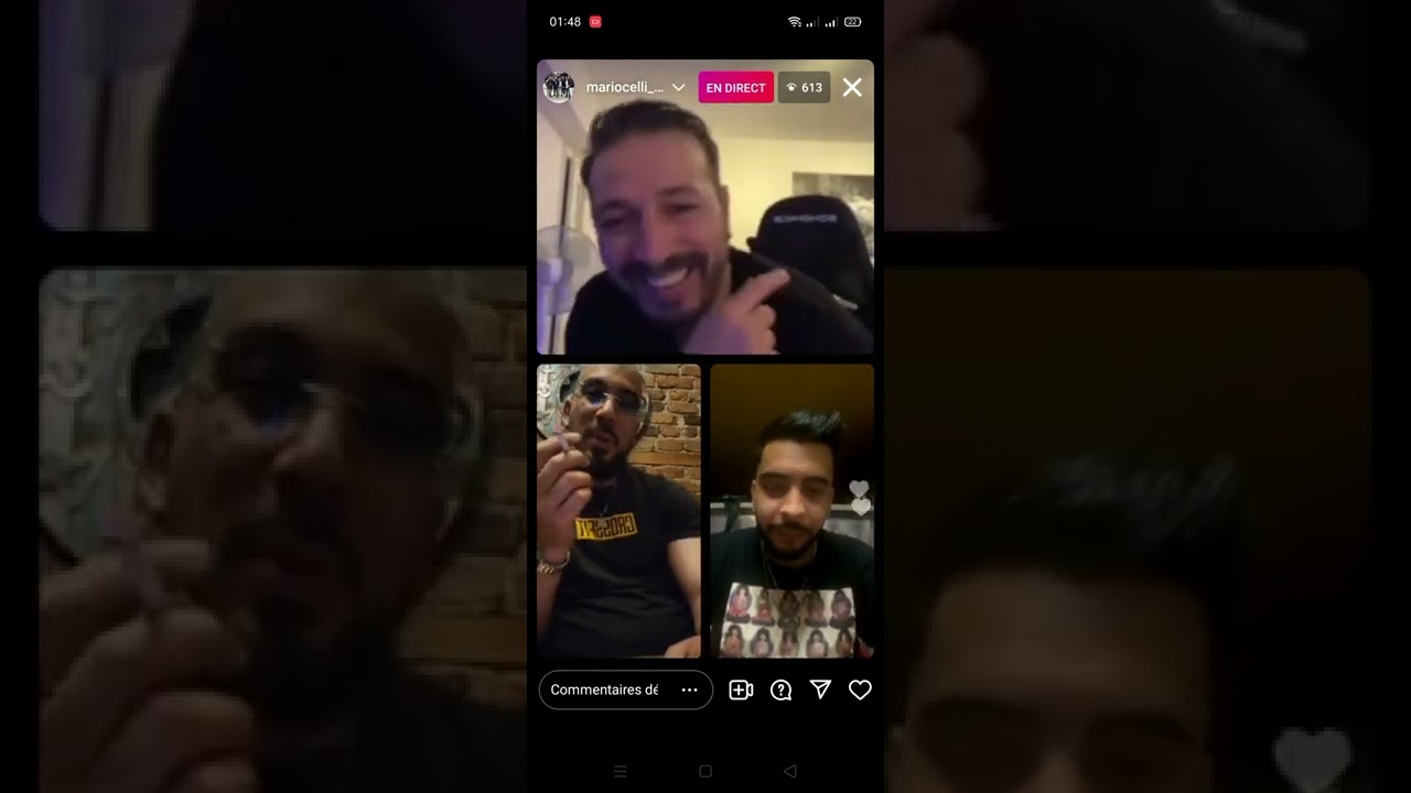 laya w joujma w Mario live chab3a dho7ek  🤣🤣🤣