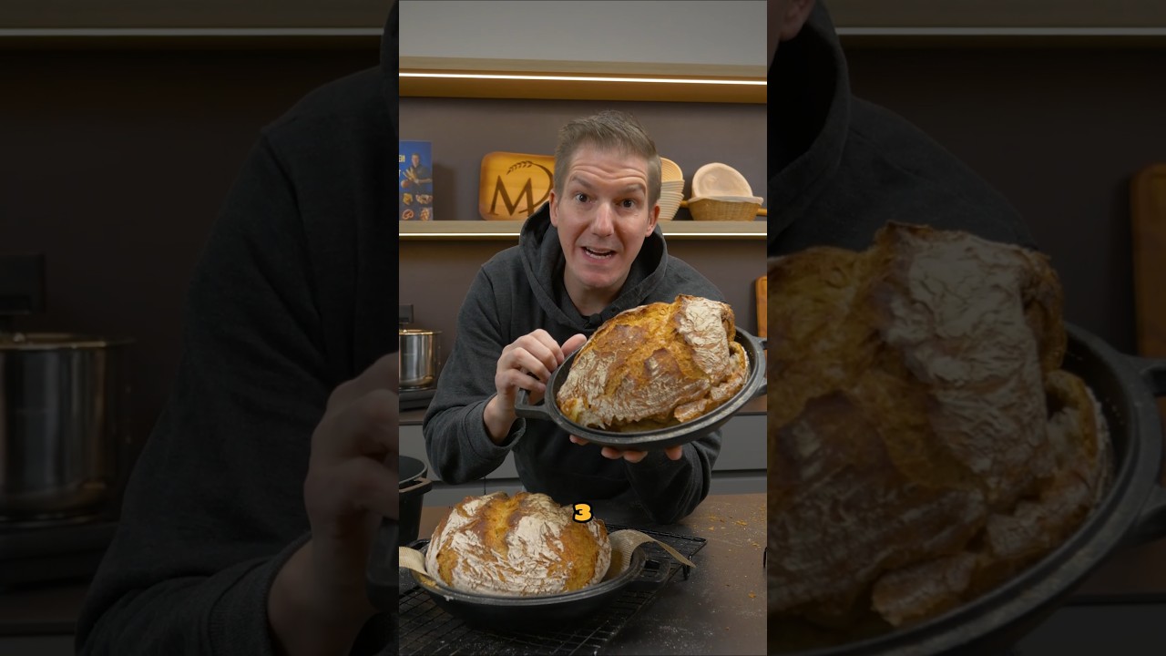 Backen im Gusseisentopf: Mach diese 3 Fehler NIEMALS‼️#shorts #backtipps #einfachbacken