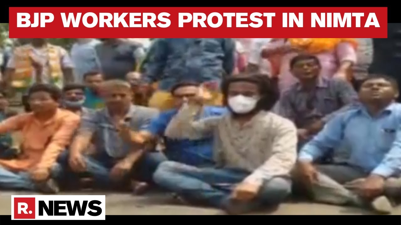 West Bengal: BJP Workers Protest Against Death Of 85-Year-Old Nimta Victim