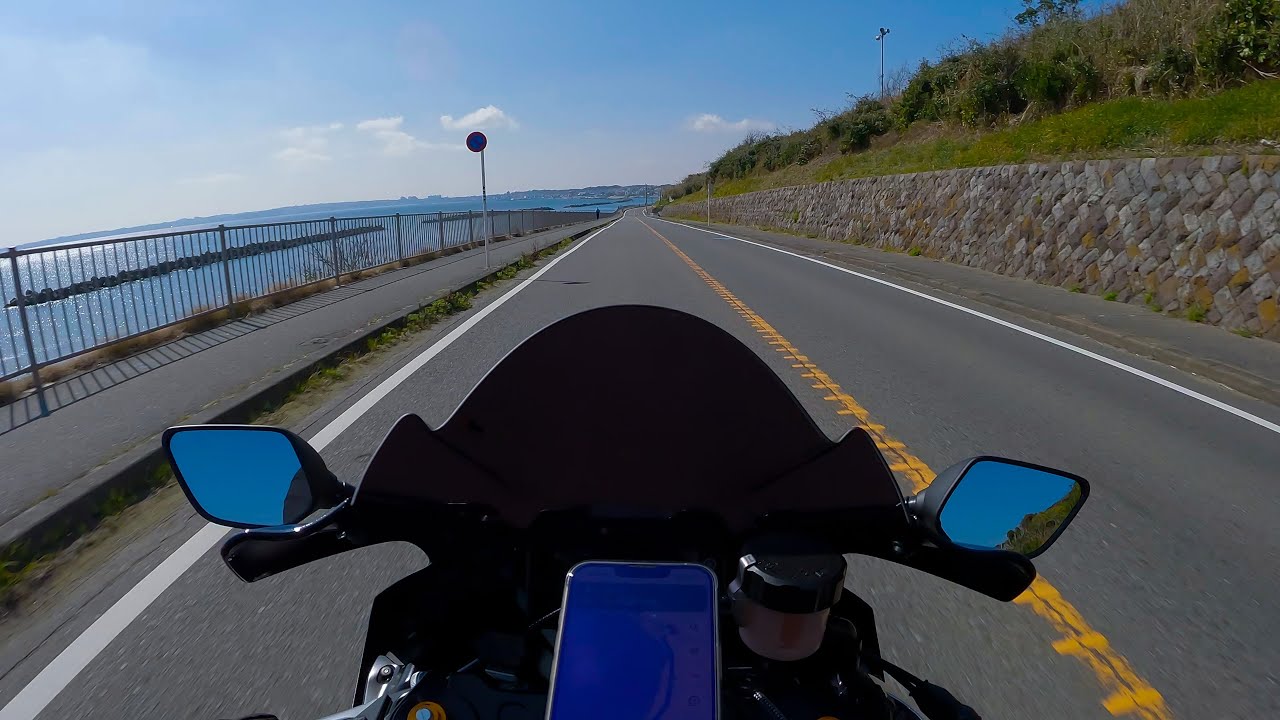 Day Ride with ocean views | YZF-R7 | 4K | GoPro | RAW | POV| Stock Exhaust |