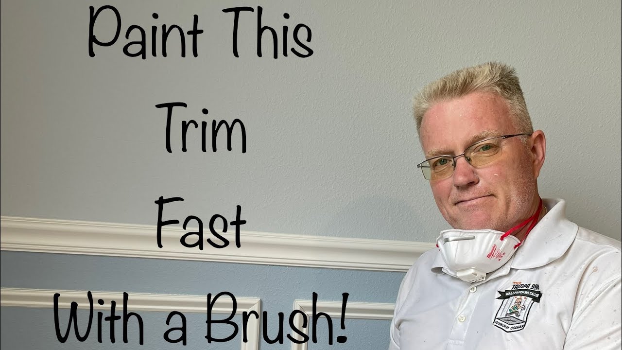 Paint Picture Frame Moulding Quickly..With a Brush - Spencer Colgan