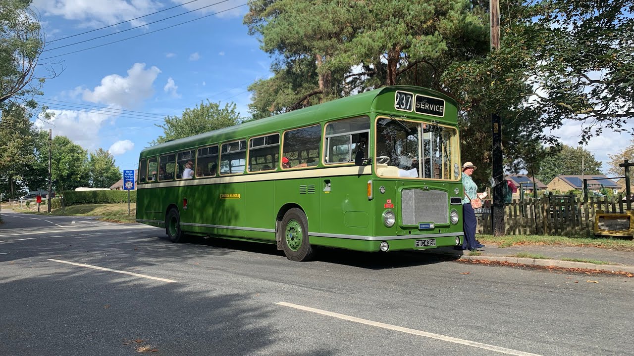 Eastern Counties 1516 working the 237 to Castle Hedingham Colne Valley railway museum 