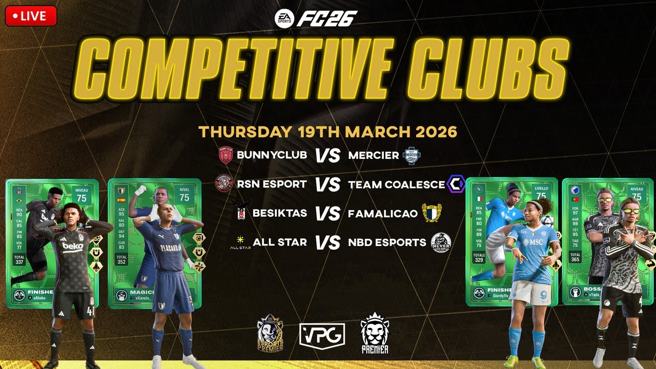 EAFC 26 COMPETITIVE 11V11 | VPG SEASON 17 MD24