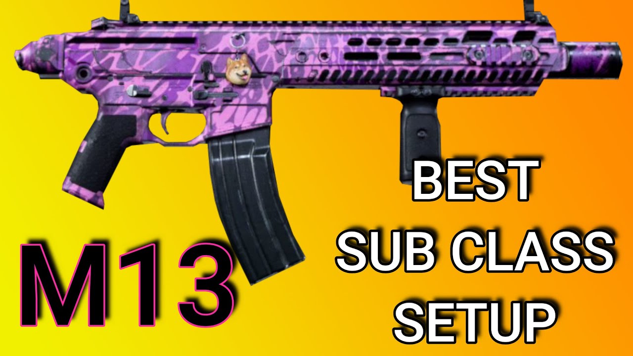 Best M13 Class Setup (Submachine Gun)!!! Best Modern Warfare Multiplayer Class Setups