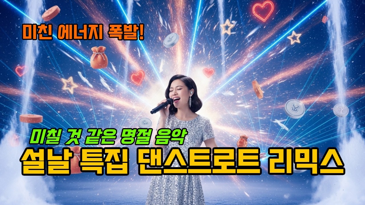🎊 미친 에너지 폭발! 설날 특집 댄스트로트 리믹스 10곡 | 고향 오가며 들으면 신나서 미칠 것 같은 명절 음악 | 유로댄스 트로트 드라이브 플레이리스트