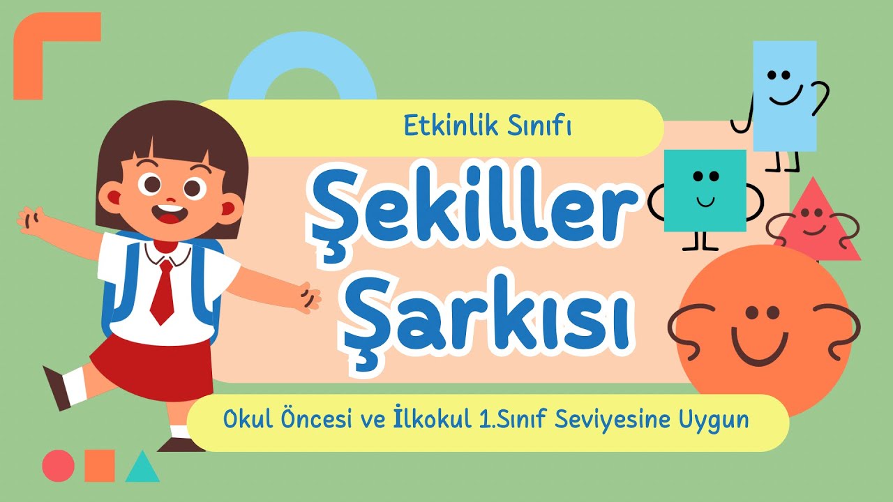 Şekiller Şarkısı ✅ | Şekilleri Öğreniyorum | Geometrik Şekiller | Eğitici Çocuk ve Bebek Şarkıları