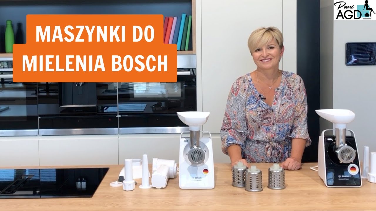Wielofunkcyjne maszynki do mielenia Bosch CompactPower 2000 W modele MFW3X13W i MFW3X13B- test