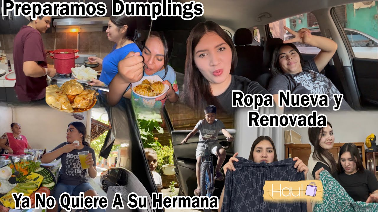De Compras Con Mi Concuña🛍️/+Preparamos 🥟Con Mi Cuñado😝/+Ropa Nueva y Renovada👗