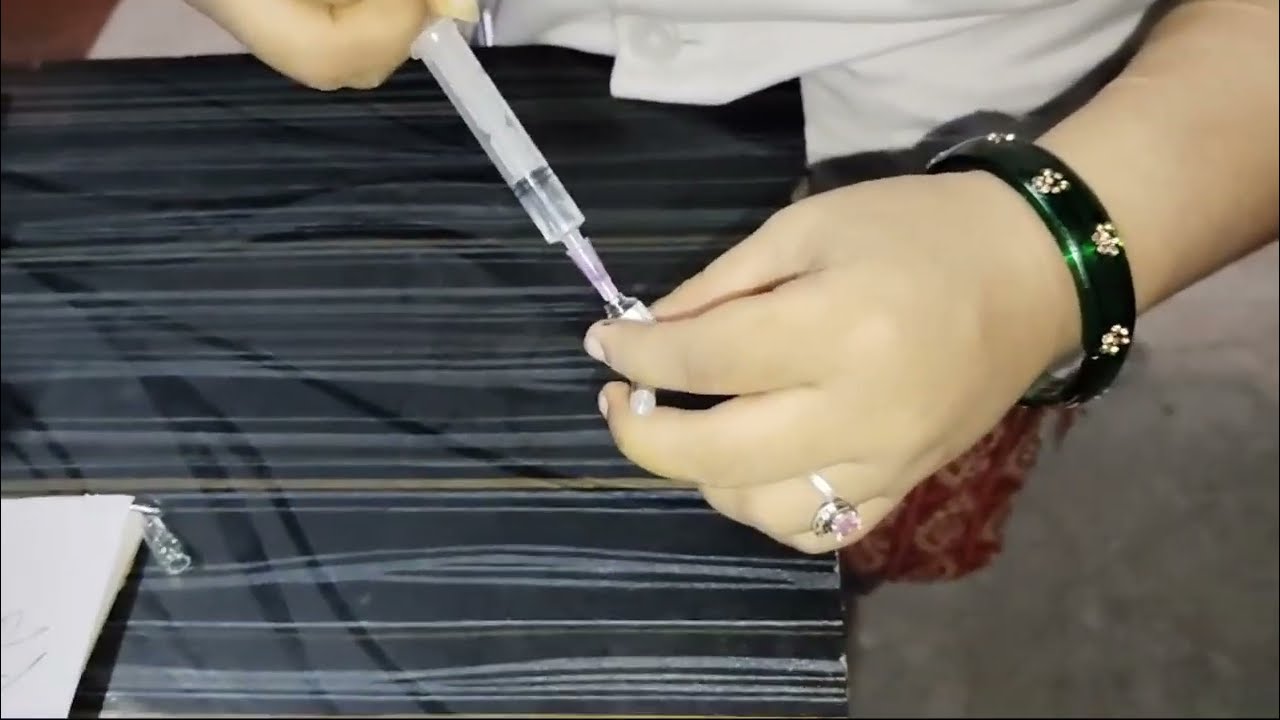 intramuscular injection video| female buttock injection vlog| funny injection vlog | im injection