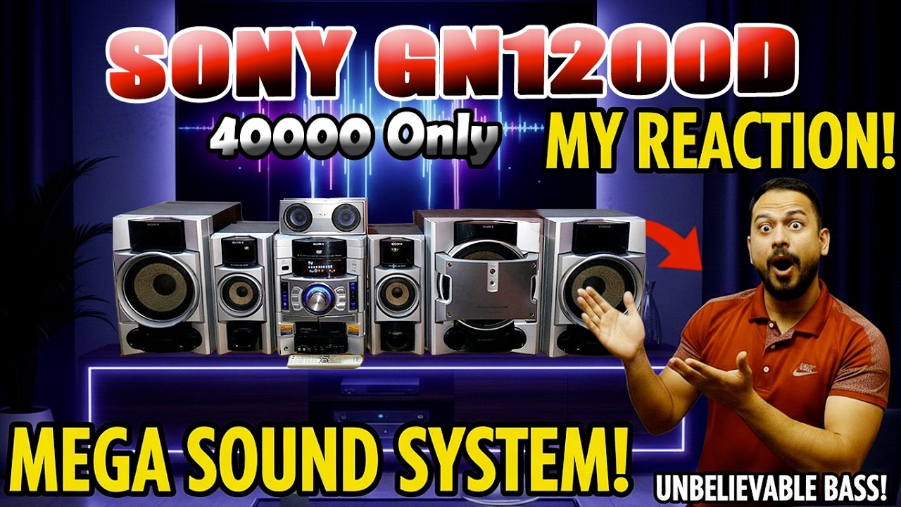 Коллекция музыкальной системы Shahin Bhai Song GN1200D #sonymusic #sony