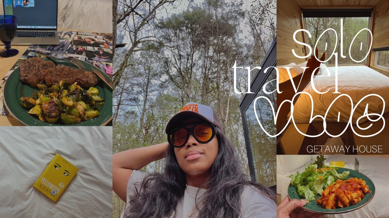 solo travel vlog | getaway house #solotravel #getaway