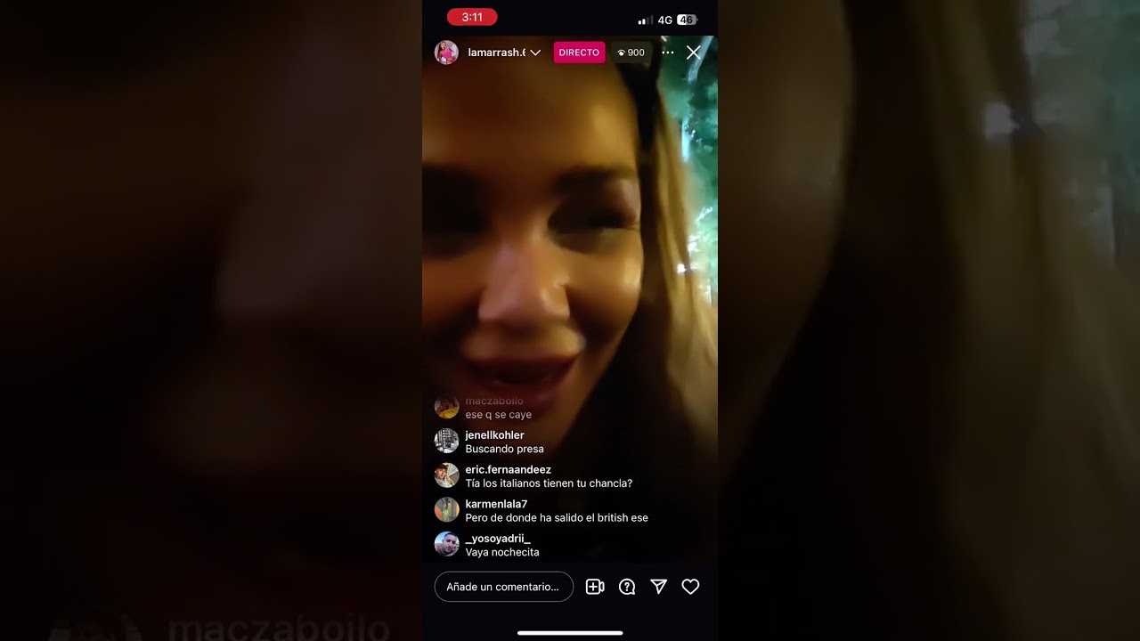 La Marrash directo Instagram en Albania