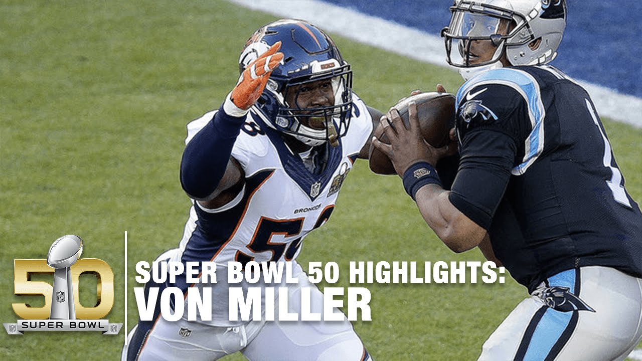 Von Miller Super Bowl 50 MVP Highlights | Panthers vs. Broncos | NFL