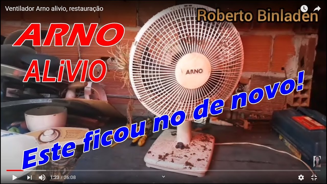 Ventilador Arno alivio, restauração