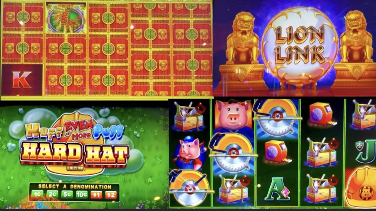 HUFF & MORE PUFF AND LION LINK #slotman #slot #casino #slotmachine 