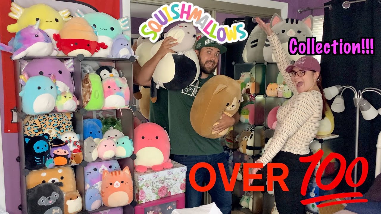Our Squishmallow Collection Showcase -- OVER 100 SQUISH from Hunting!