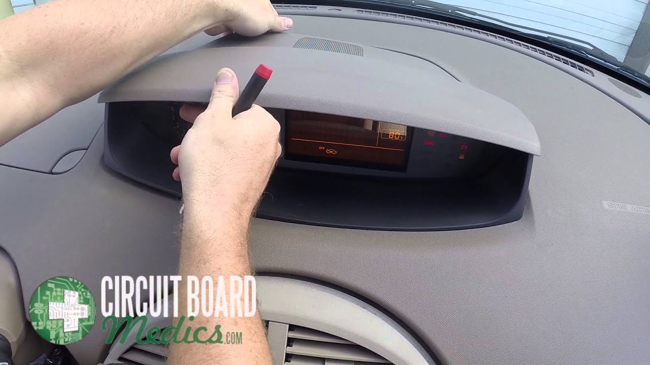 Nissan Quest Instrument Cluster Repair and Removal