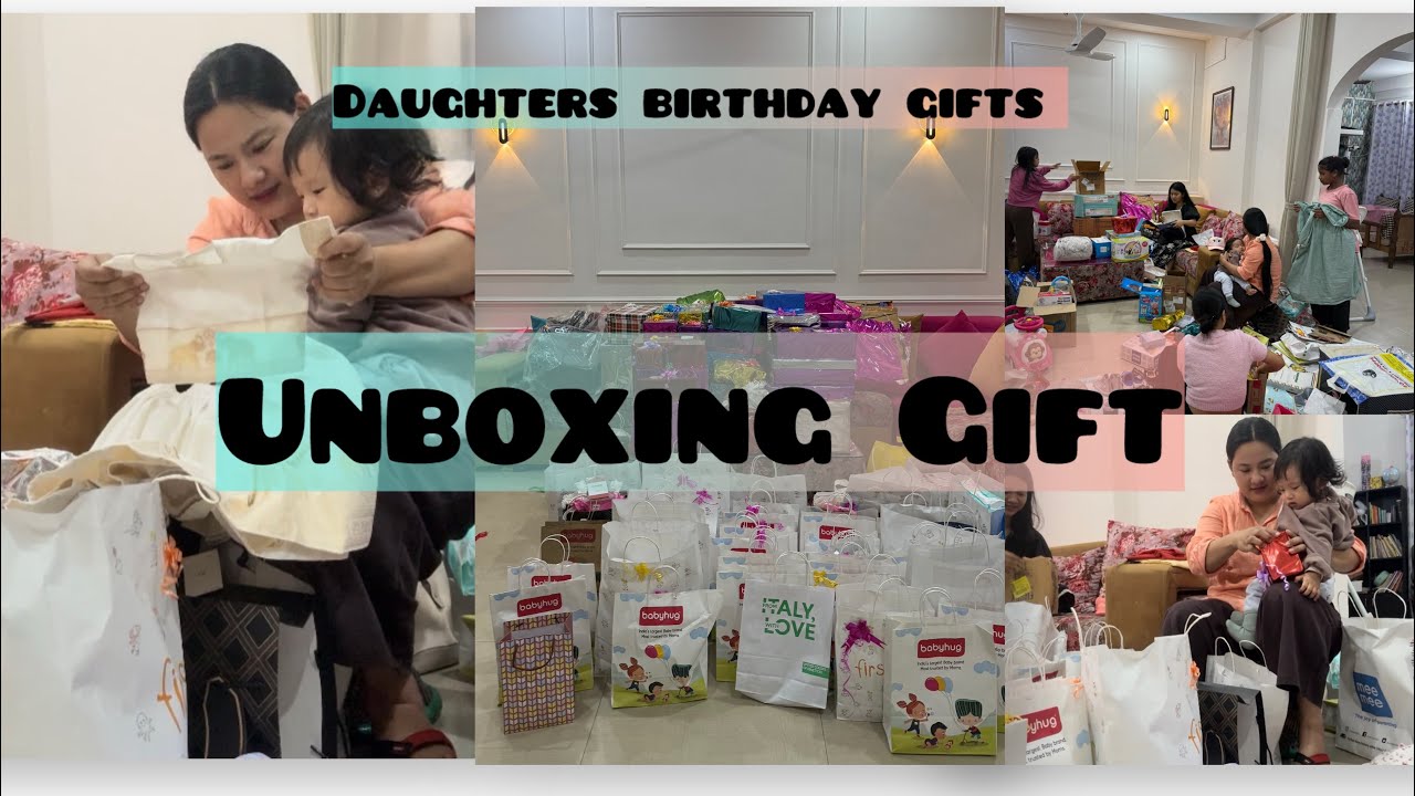 UNBOXING GIFTS/Daughter's 1st birthday presents