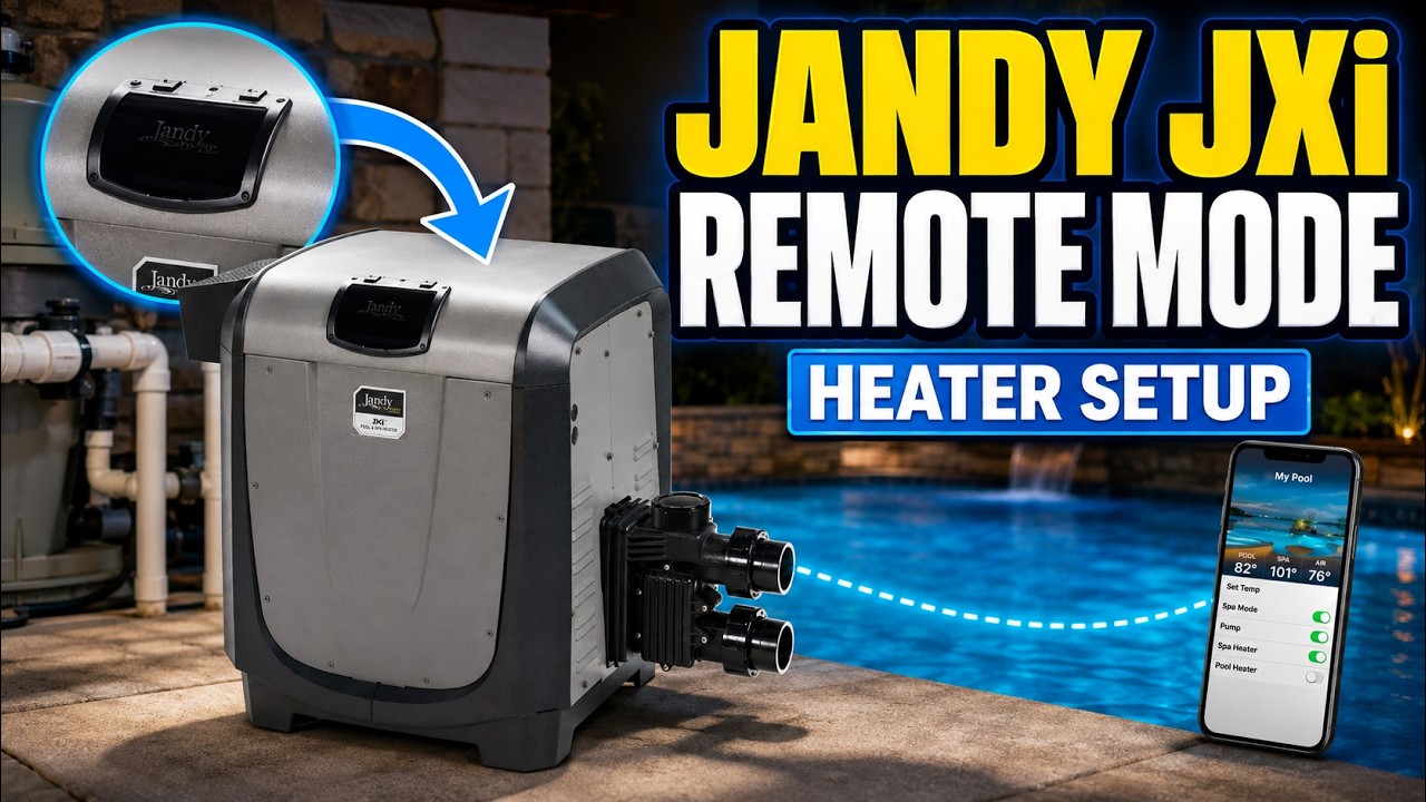 Set Up Jandy JXI Heater for Remote Control