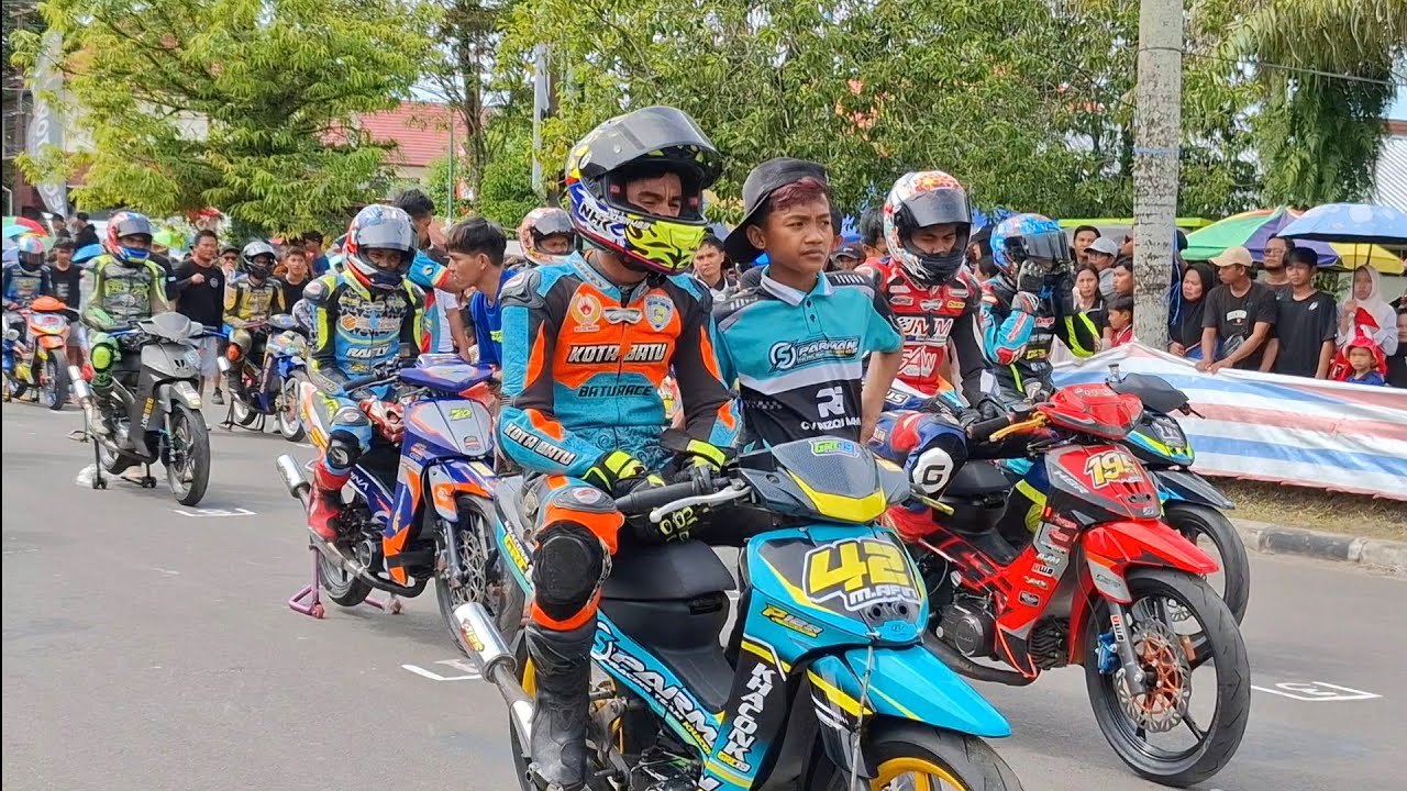 FINAL‼️BEBEK 2T 125cc STD OPEN.MOTOPRIX KOTIM OPEN RACE 2025.sirkuit non permanen taman kota sampit.
