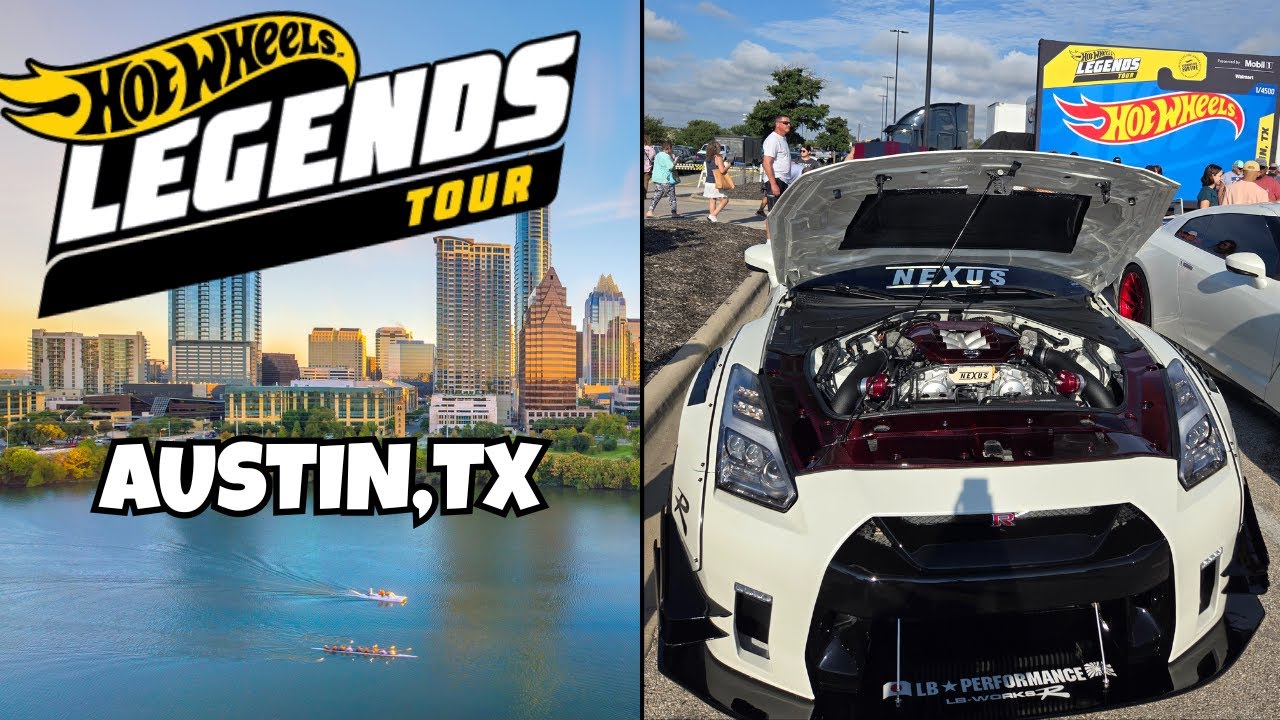 Hot Wheels Legends Tour Austin 2025 | Epic Custom Cars!