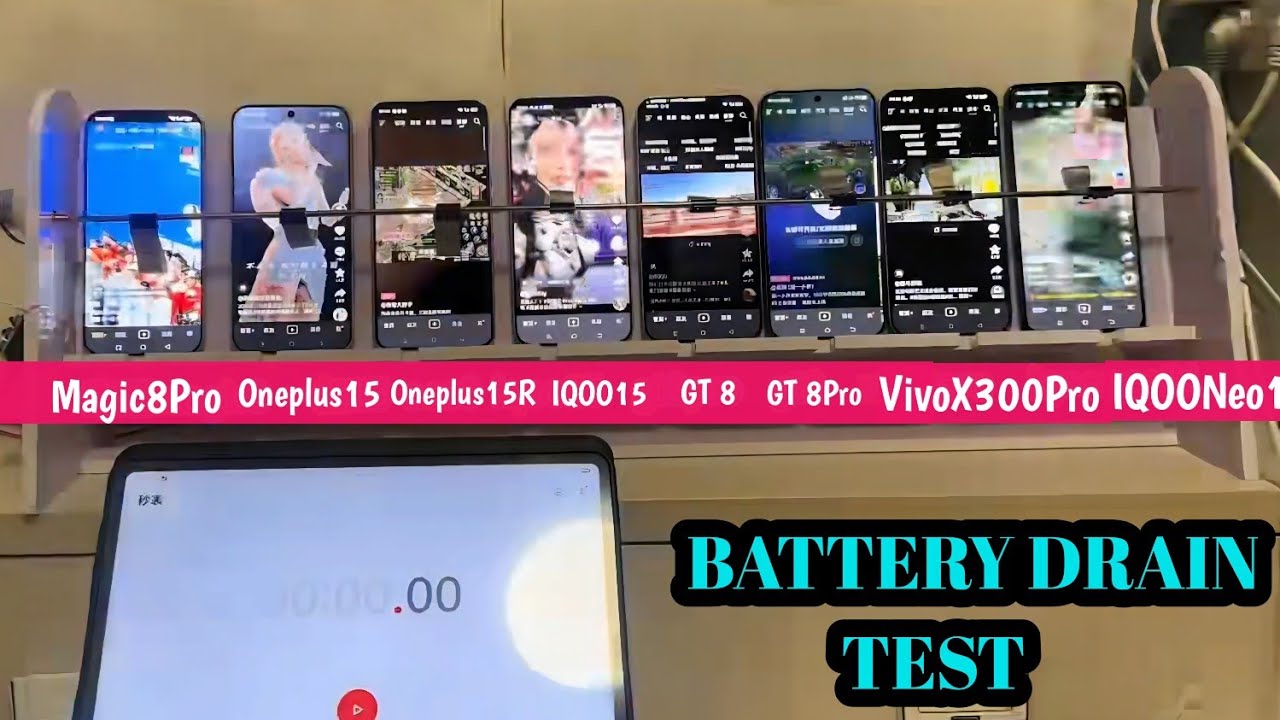 Oneplus 15 против Oneplus 15R против Vivo X300 Pro против Honor Magic 8 Pro против GT8 Pro: тест ...