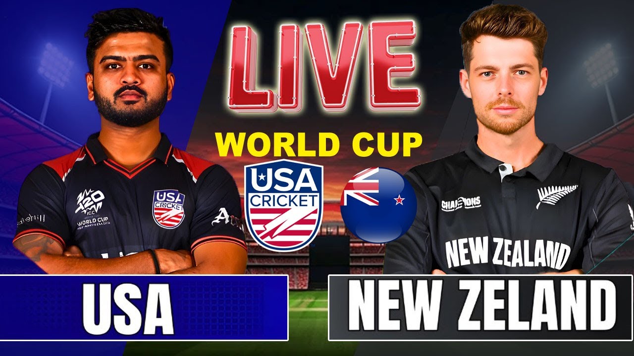 New Zealand vs USA Live | NZ vs USA Warm Up Live Match | Live Score & Commentary | Live Match Today