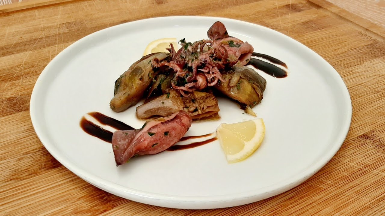 Calamari e carciofi
