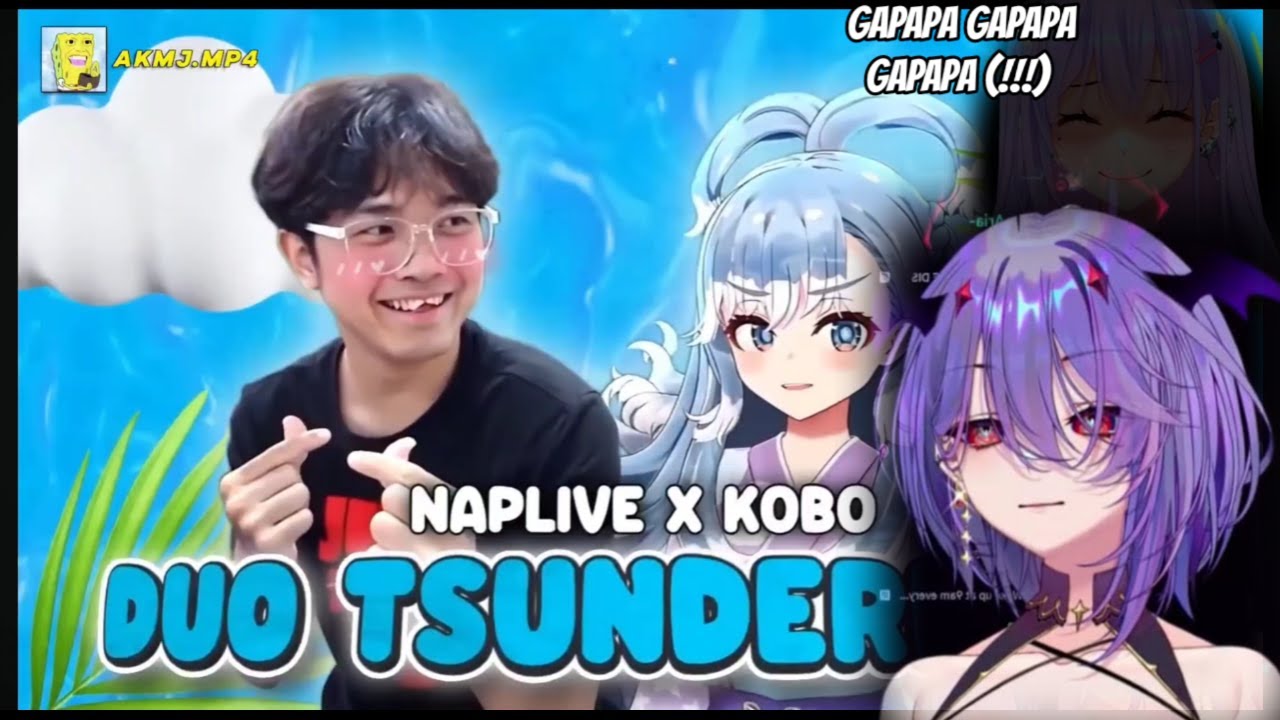 Baru 4 menit berasa 1 jam miti nonton duo tsundere Naplive Kobo kanaeru EXE dari @akmjmp4