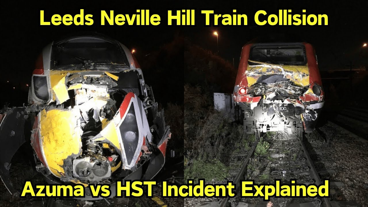 Столкновение поездов в Лидсе: объяснение инцидента между Азумой и HST #leeds #collision #fyp