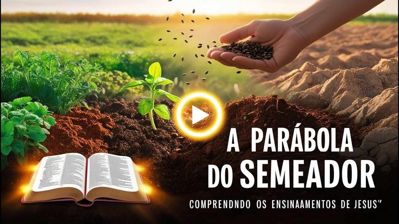 A PARÁBOLA DO SEMEADOR - AUTOEXPLICADA (HISTÓRIA BÍBLICA)