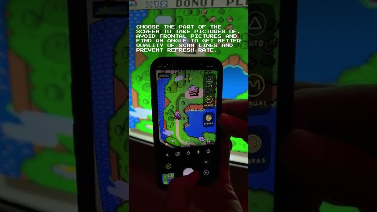 How to take decent photos of your CRT TV Screen