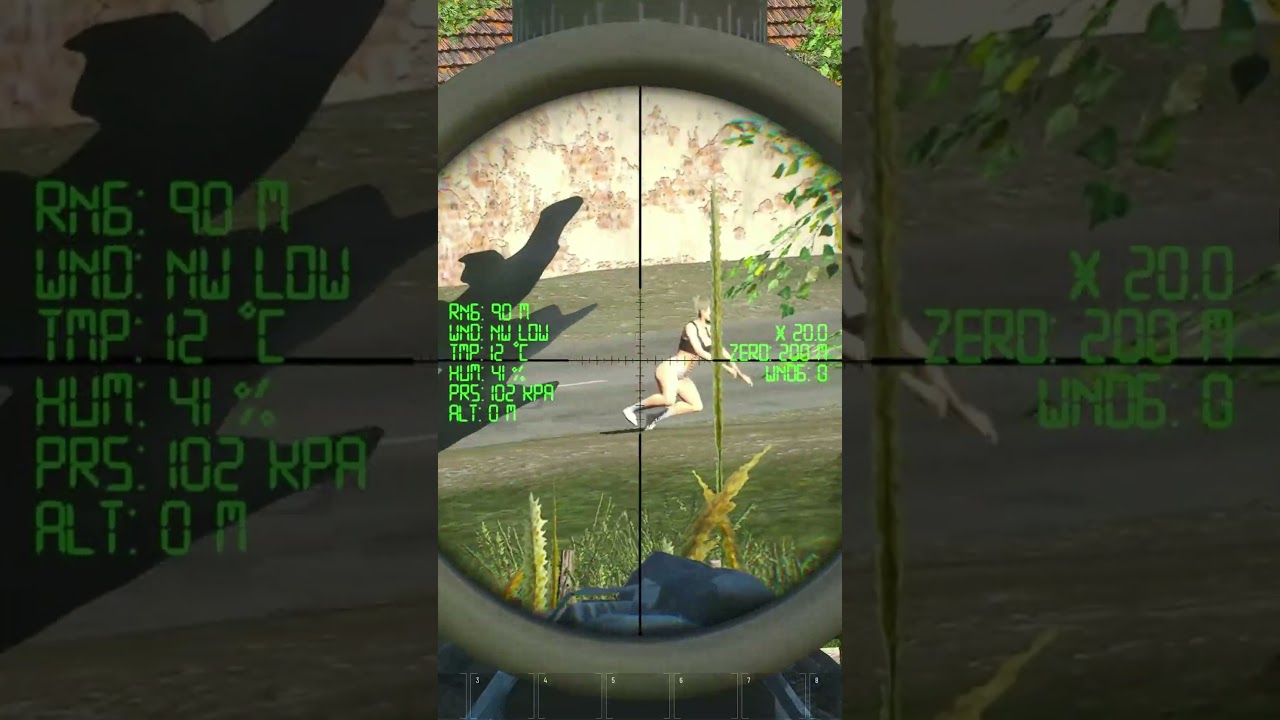 SCUM Headshot on MR *Warning no suppressor .50 cal very loud!*