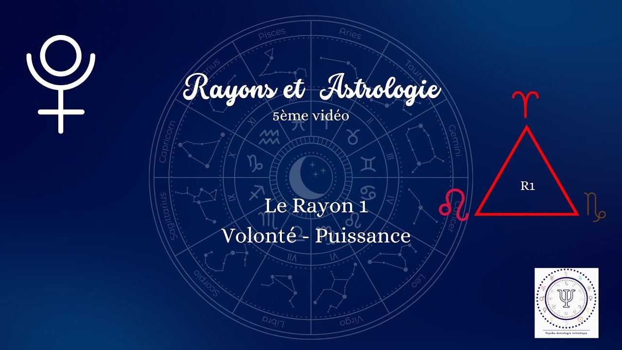Le Rayon 1 en Psycho-astrologie