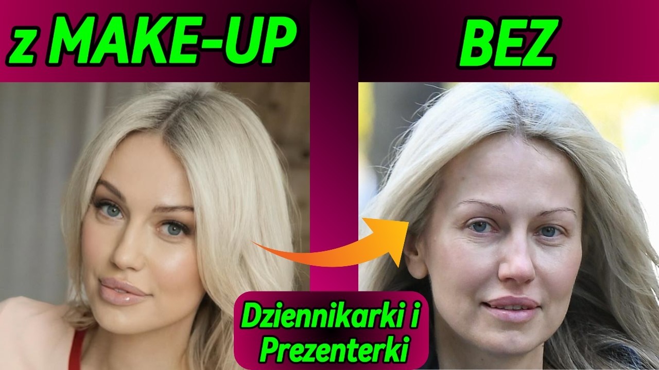 Dziennikarki i Prezenterki BEZ MAKIJAŻU część 1