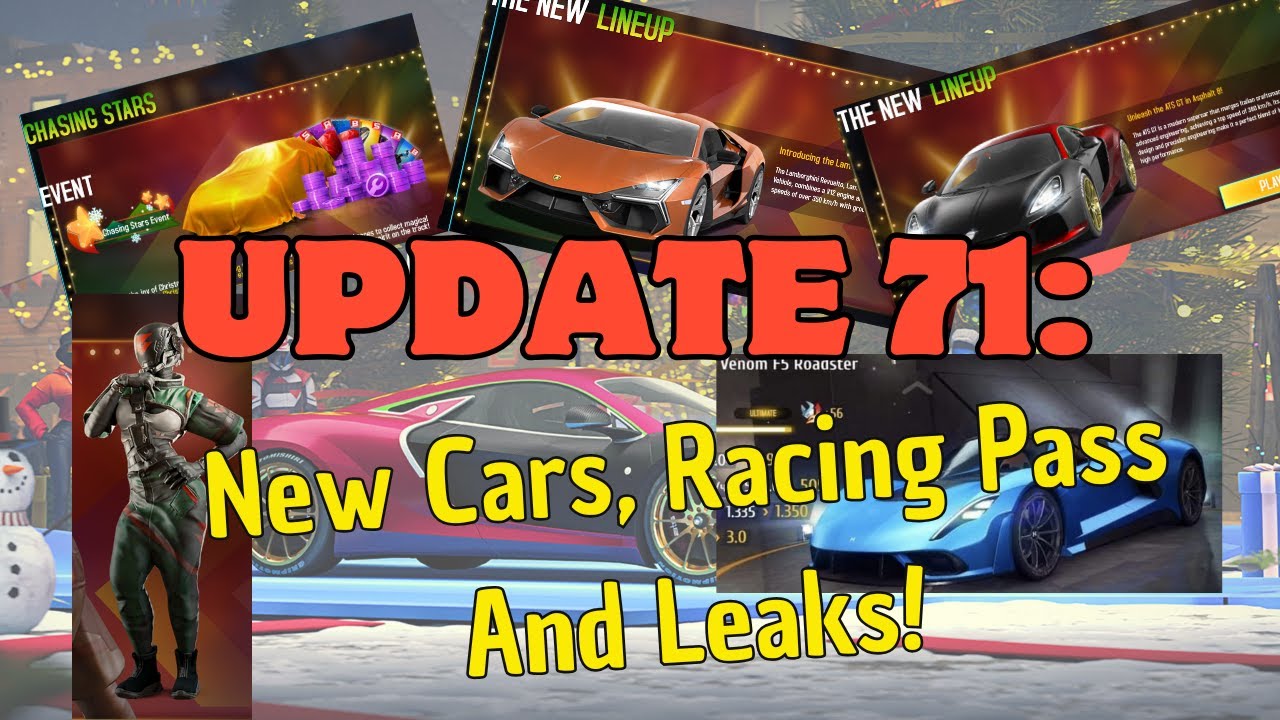 Asphalt 8 Update 71 Breakdown: New Racing Pass, Cars, and Leaks!