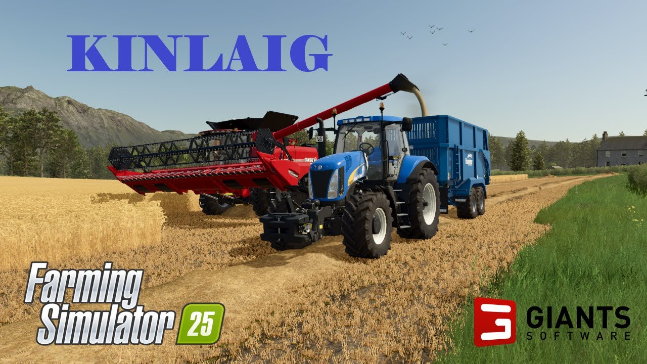 BARLEY HARVEST | KINLAIG | Farming Simulator 25