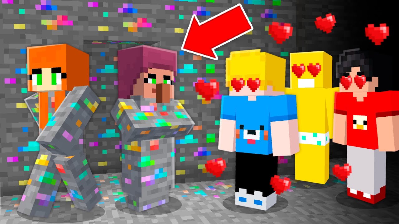 Todo Mundo se Apaixonou Pela Minha Amiga no Minecraft!