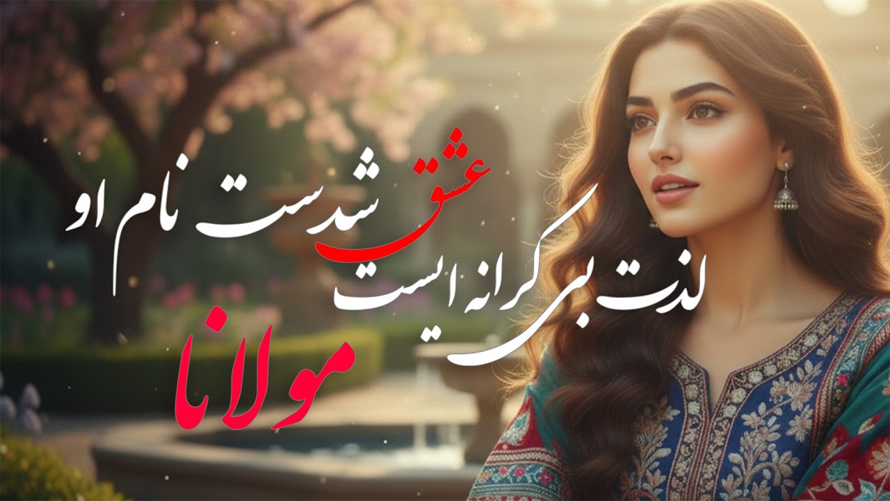 عاشق دلبر مرا شرم و حیا چرا بود | لذت بی‌کرانه عشق در کلام مولانا| A Powerful Ghazal by Rumi